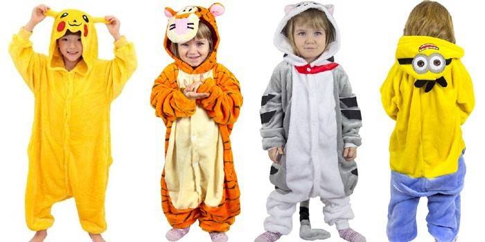 Dzieci w kigurumi