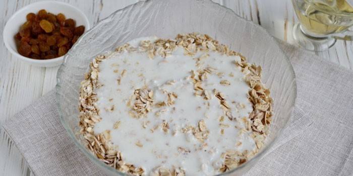 Ovsené vločky Kefir
