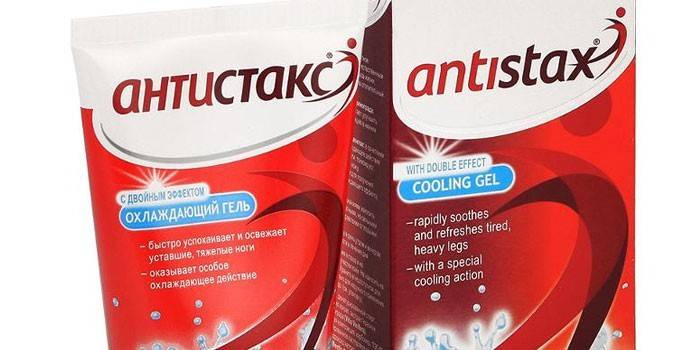 Chladiaci gél pre antistax