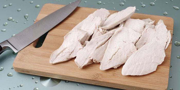 Filé de Frango Cozido fatiado