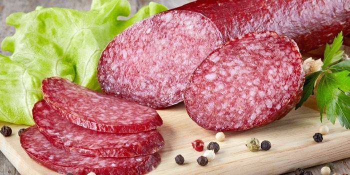 Salchicha de salami