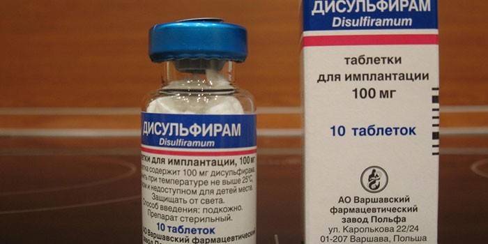 Disulfiram leku