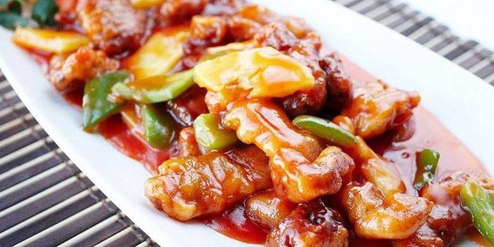 Carne agridulce