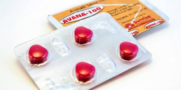 Droga Avana-100 v balení