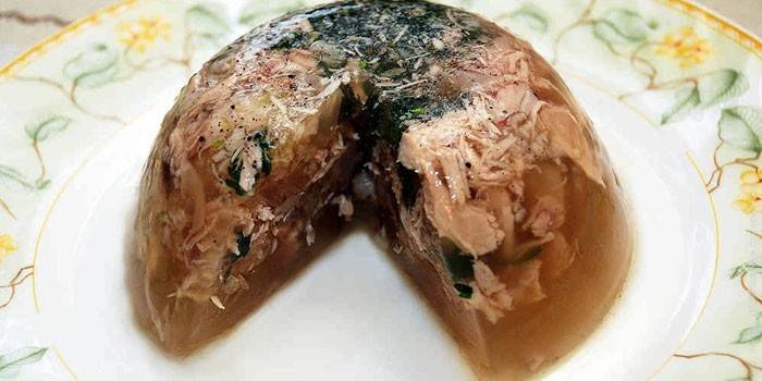 Gelatina de Cerdo y Pollo