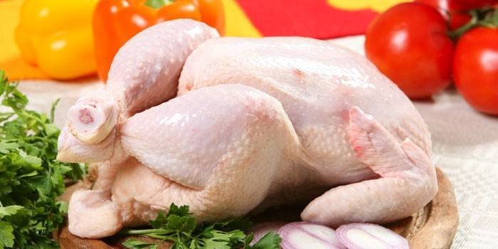 Carcasa de pollo