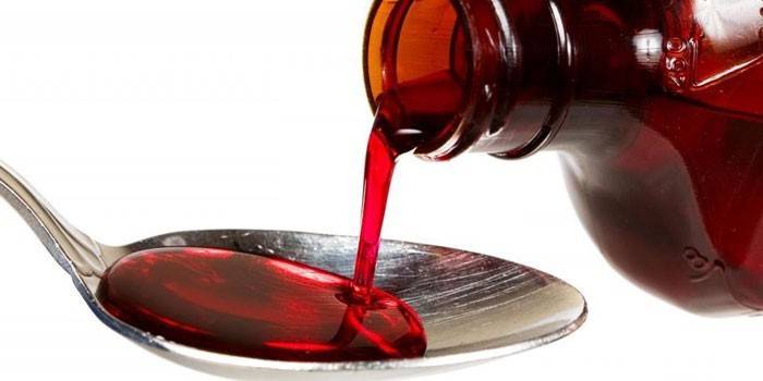 Syrop w łyżce