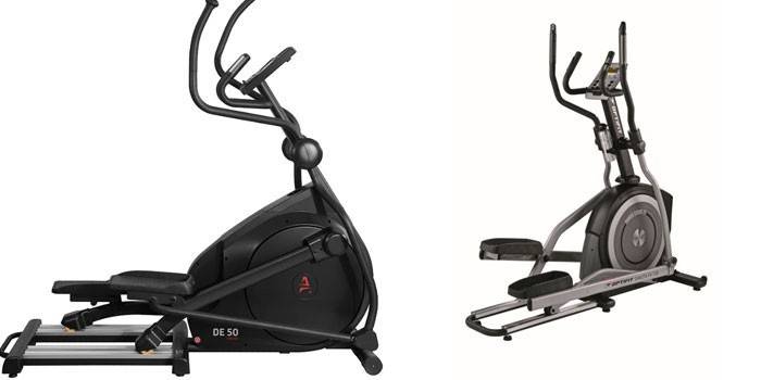Home equipamentos de ginástica-elipsóides Ammity Dream DE 50 e OptiFit Dakota FX-716