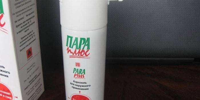 Spray de vapor Plus em aerossol