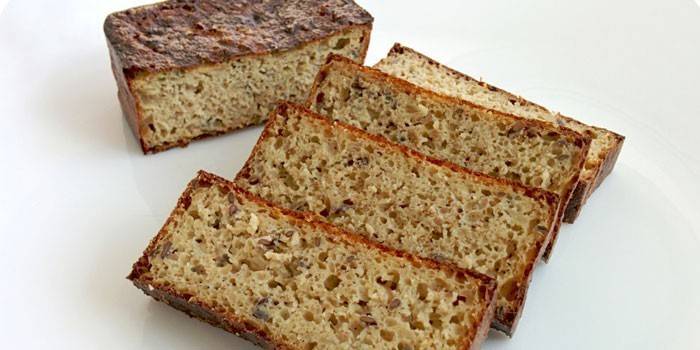 Pão caseiro de kefir de acordo com Ducan