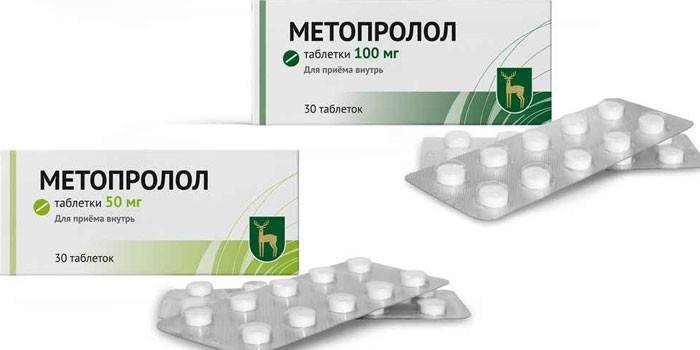 Tabletki metoprololu