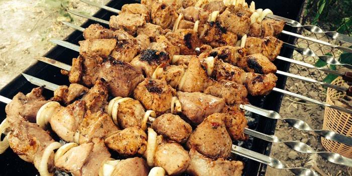 Churrasco na grelha