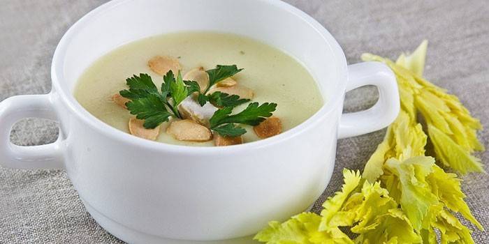 Sopa De Crema De Apio