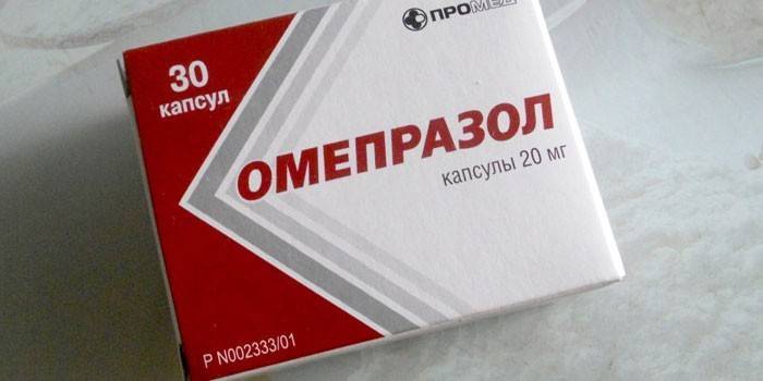 Comprimidos de omeprazol