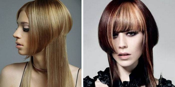 Foto de chicas con gorro de corte de pelo largo