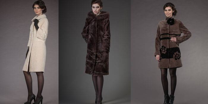 Modelos de abrigos de piel Astrakhan de moda