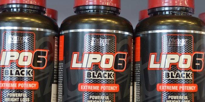 Puszki Nutrex Lipo 6 Black Fat Burner