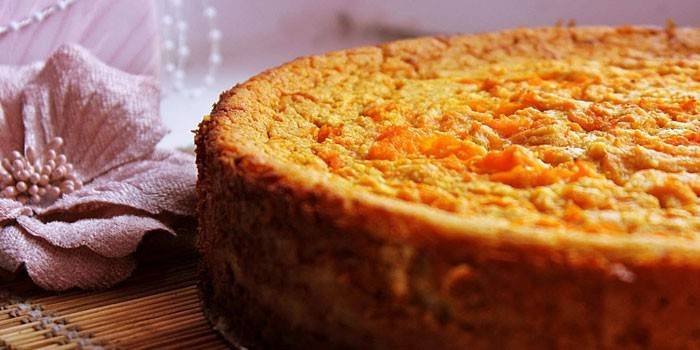 Caçarola de cenoura e maçã pronta