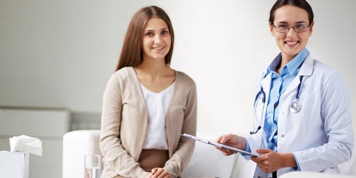 Na consulta do médico