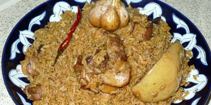 Pilaf de cola gorda