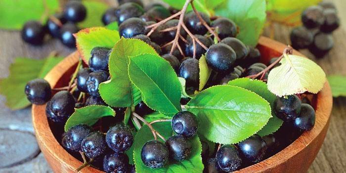 Aronia w talerzu