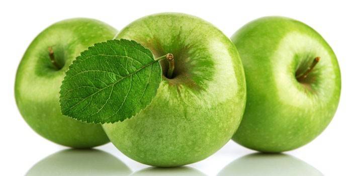 Manzanas verdes