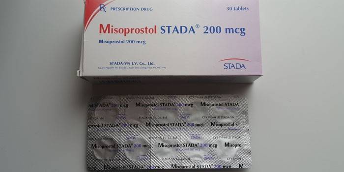 Tabletki mizoprostolu