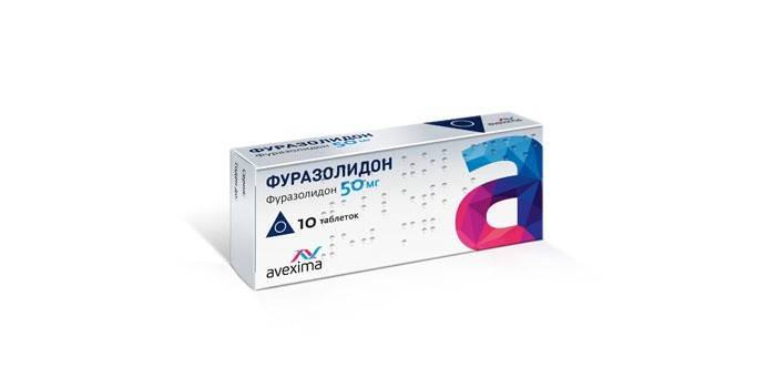 Furazolidónové tablety