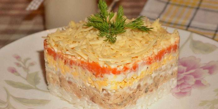 Sałatka Ryżowa Mimosa