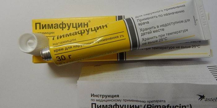 Pimafucin creme por embalagem