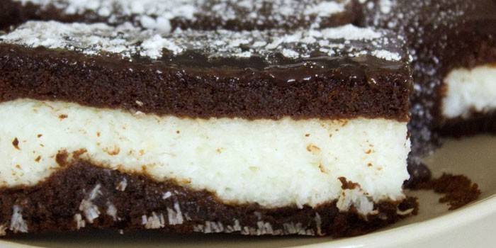 Bounty Curd Ciasto Kokosowe
