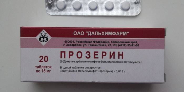 neostigmín methylsulfát