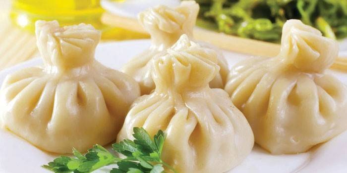 Podawanie gotowych chinkali