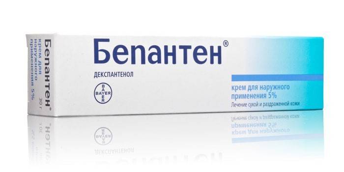 Bepanten pomada no pacote