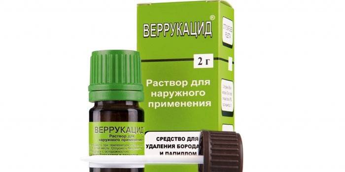 Verrucacid z bradavíc
