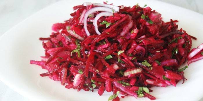 Ensalada de remolacha y apio
