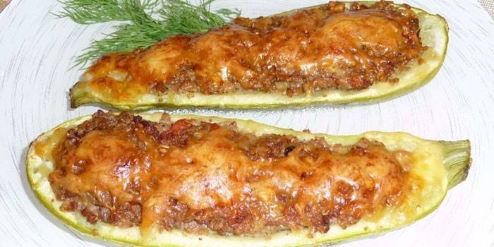 Calabacines al horno