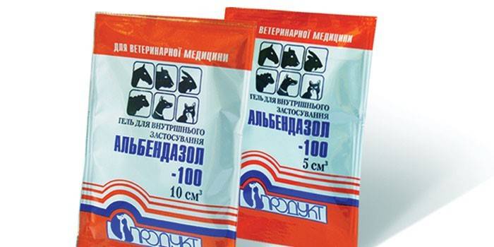 Żel Albendazol dla zwierząt