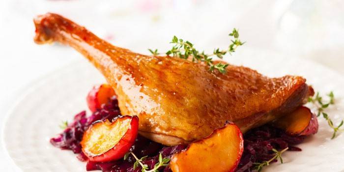 Confit de perna de pato