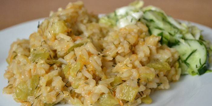Arroz como guarnición