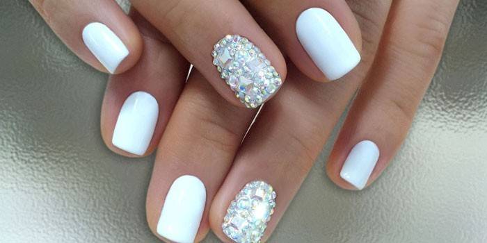 Usando strass