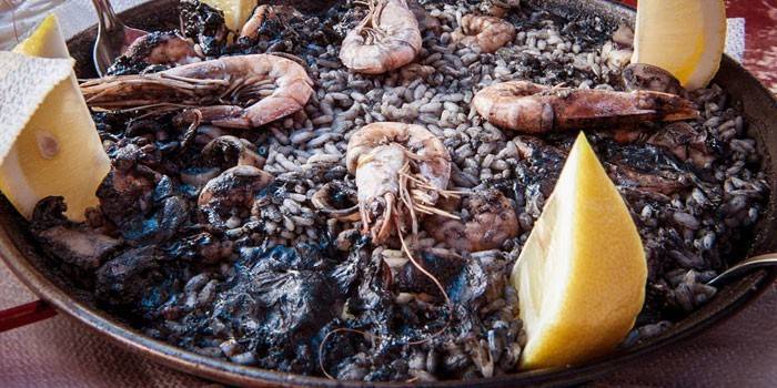 Paella de Marisco e Choco