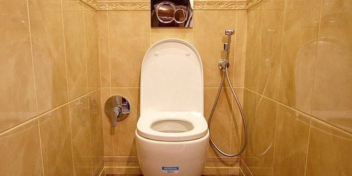 Ducha de higiene incorporada
