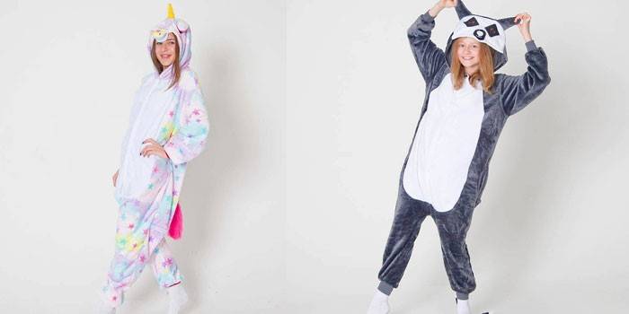 Kigurumi Unicorn i Lemur Cosbus