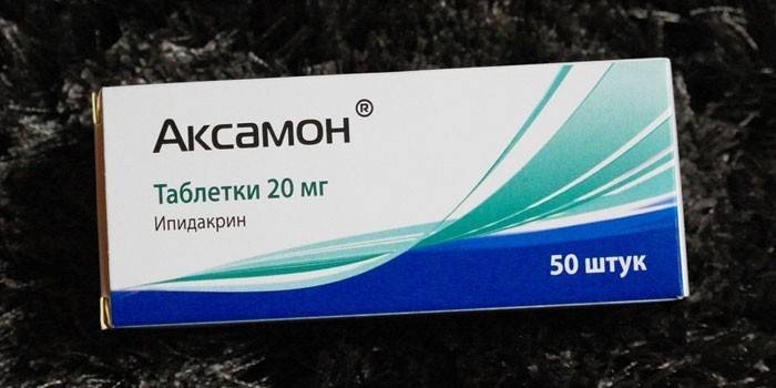 Tabletki Axamon w opakowaniu