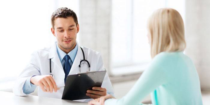 Médico e paciente