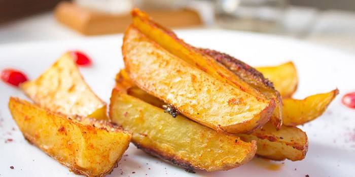 Rodajas de papa al horno