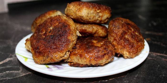 Costeletas fritas