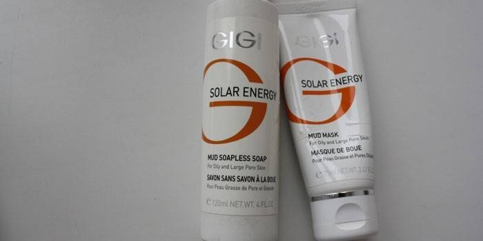 Ichthyol Bahenná maska ​​Solárna energia Gigi Slnečná energia Bahenná maska