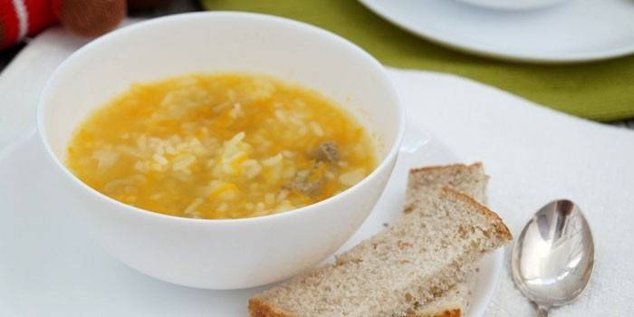 Sopa de arroz